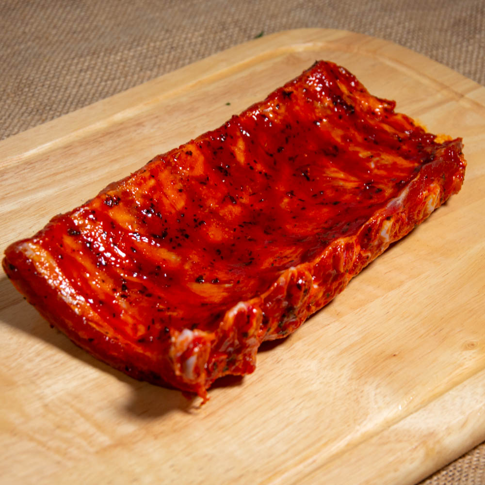Buffalo pork ribs bbq1